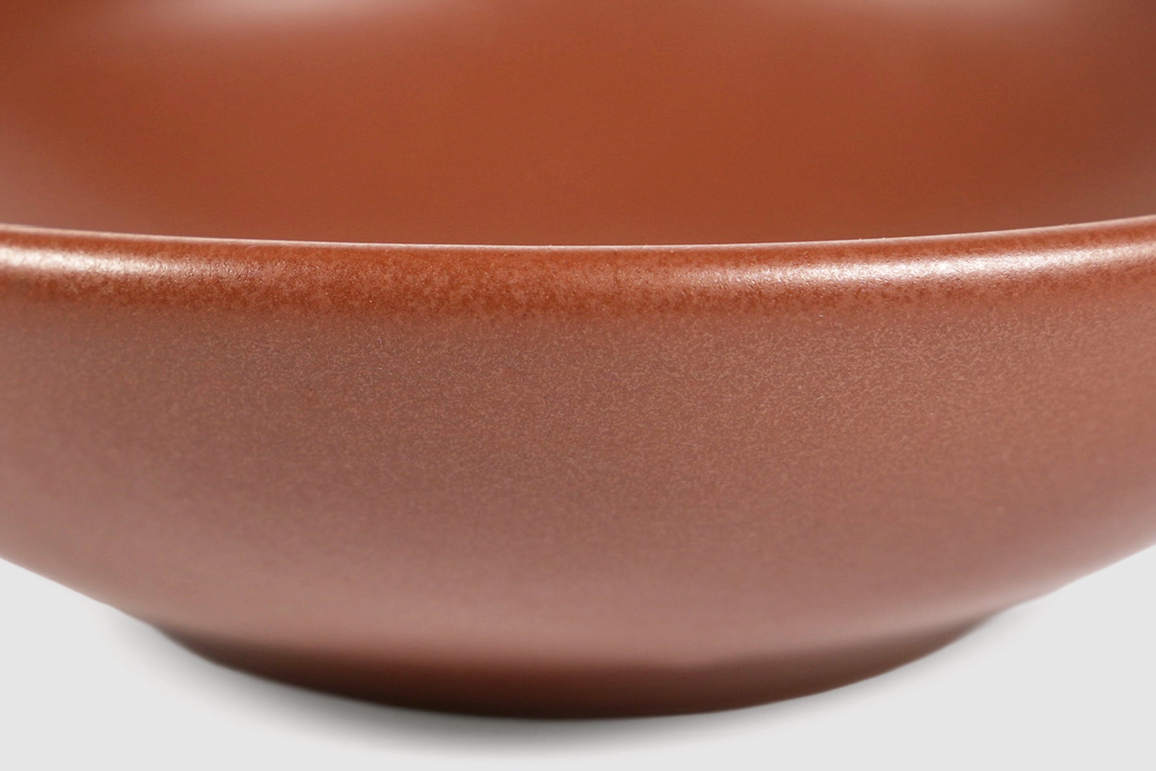 Regular Bowl by Humo 1810 – handmade stoneware coupe, uneven organic rim, 7 inch